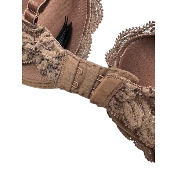 Victoria's Secret Magenta Lace Bra & Natori Brown Mesh & Lace Bra Size 34C - Picture 13 of 13